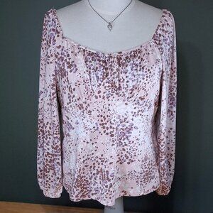 Eclair Medium Scoop Neck Pink Top
